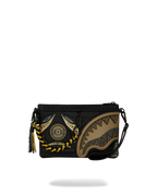 A.I. AFRICAN INTELLIGENCE SHARKS OF THE GOLD OCEAN CROSSOVER CLUTCH - SANDFLOWER COLLAB