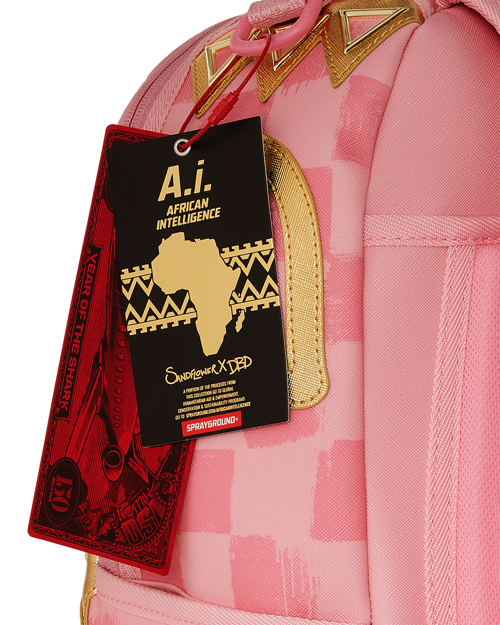 A.I. AFRICAN INTELLIGENCE MESSAGE FROM THE FUTURE BACKPACK - SANDFLOWER COLLAB