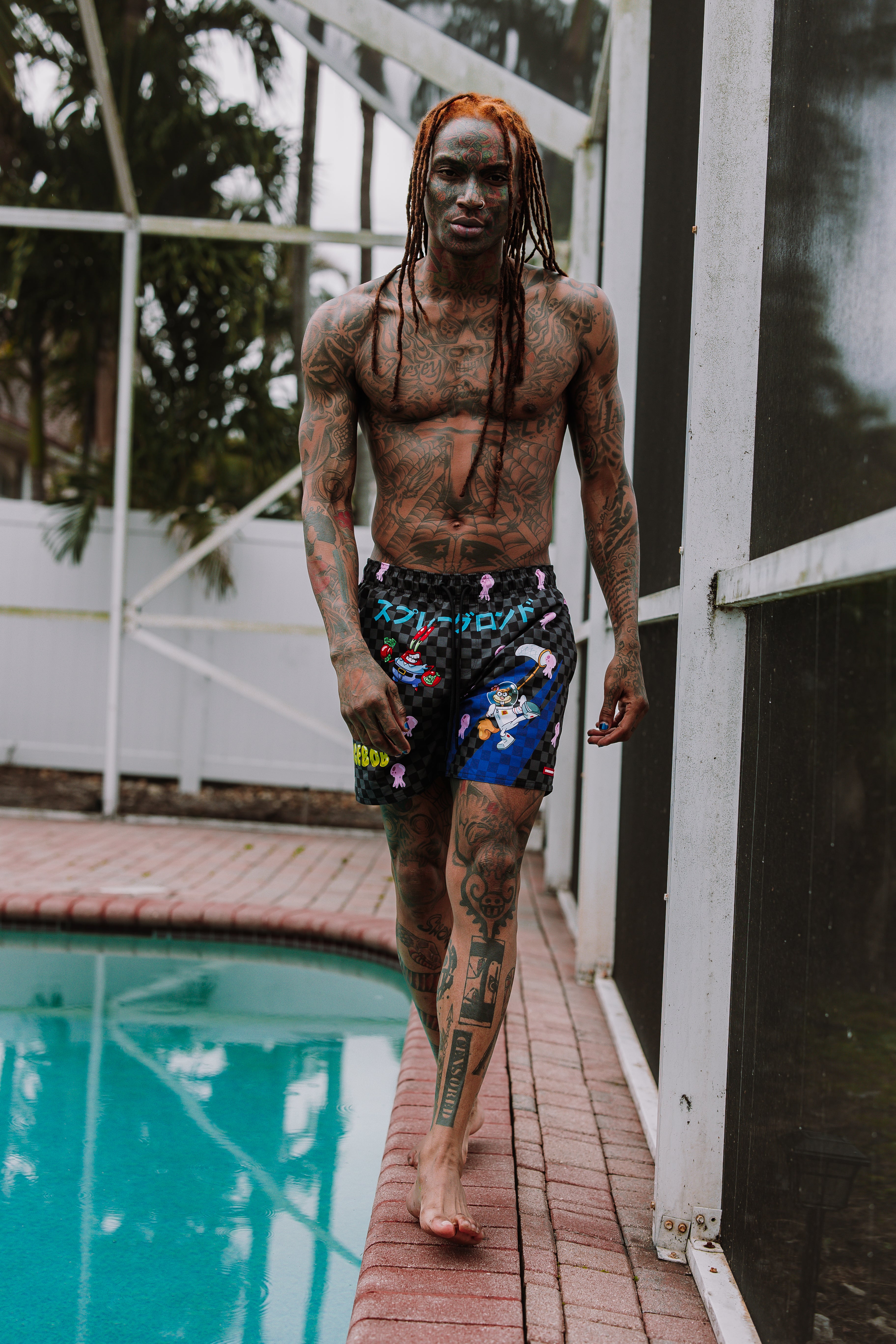 SPONGEBOB TOKYO BUBBLE SWIM SHORTS