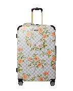 A.I. AFRICAN INTELLIGENCE ELEGANT ENERGY SHARKITECTURE FULL SIZE LUGGAGE - SANDFLOWER COLLAB