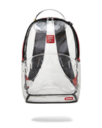 100% CLEAR BACKPACK SHARK