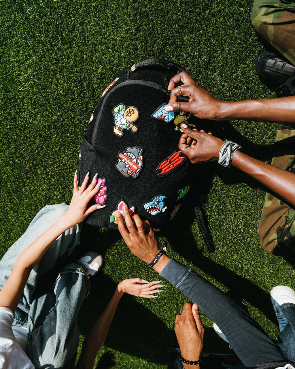 STUCK ON YA - VELCRO PATCH BACKPACK