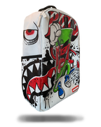 THE SPRAYGROUND DIY WHITE BACKPACK (VEGAN LEATHER & INNER MONEY LINING) & MARKERS INCLUDED